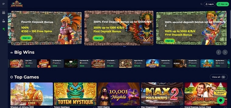 megaways vip casino sister sites aztec paradise