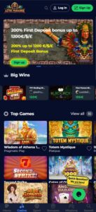 Aztec Paradise sister sites mobile