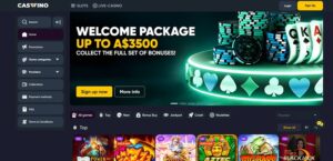 Caswino sister sites homepage