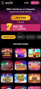 Gossip Slots sister sites mobile
