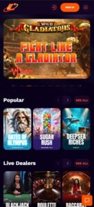 Lunar Bet mobile screenshot