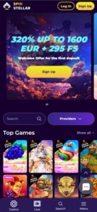 Spin Stellar sister sites mobile