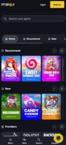 Spinsala sister sites mobile