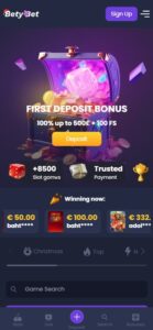 BetyBet sister sites mobile