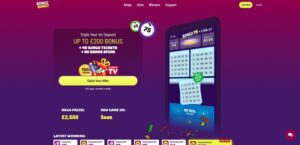 Bingo Burst sister sites homepage