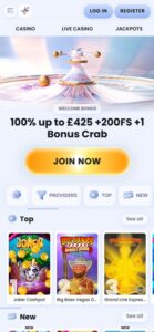 Casino Lab mobile screenshot