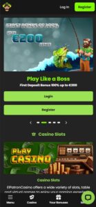 El Patron sister sites mobile