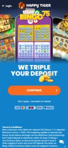 Happy Tiger sister sites mobile