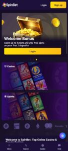 SpinBet sister sites mobile