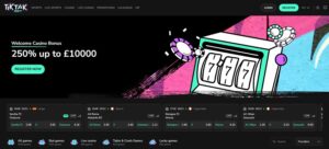 Thames Slots sister sites TikTak Bet