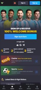 WillBet sister sites mobile