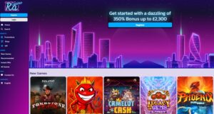 Casino Ra sister sites homepage
