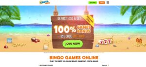 Pick Me Up Bingo sister sites Costa Bingo