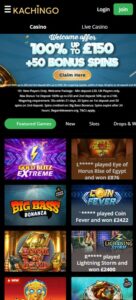 Kachingo sister sites mobile