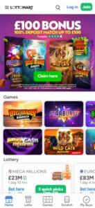 Lottomart sister sites mobile