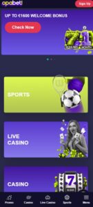 Opabet sister sites mobile