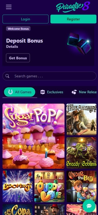 Paradise8 Mobile