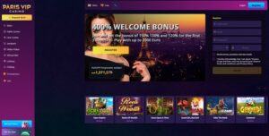 Paris VIP Casino sister sites homepage