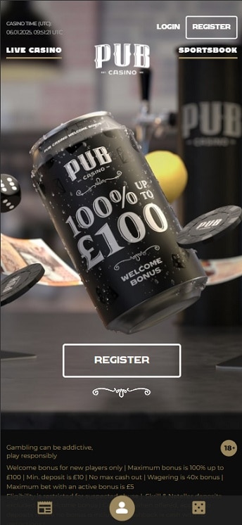 Pub Casino Mobile