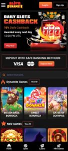 Slots Dynamite sister sites mobile