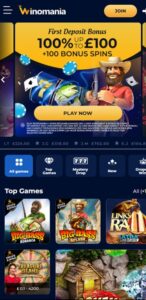 Winomania sister sites mobile