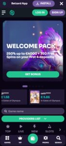 Betzard Casino sister sites mobile