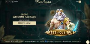 4 Crowns Casino sister sites homepage
