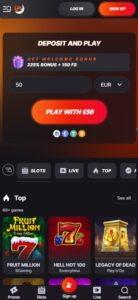 Betsomnia sister sites mobile