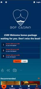 Bof Casino sister sites mobile