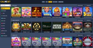 Call Me Bet sister sites homepage