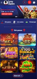 Casino Charles sister sites mobile