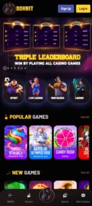 Donbet sister sites mobile