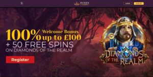 Sin Spins sister sites Dukes Casino