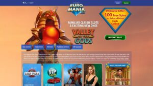 Jackpot Star sister sites EuroMania