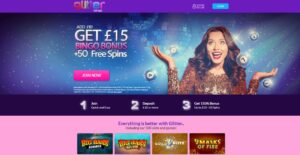 Lippy Bingo sister sites Glitter Bingo