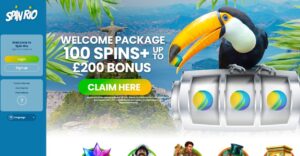 Spin Rio sister sites homepage