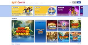 Lucky Pants Bingo sister sites Spin and Win