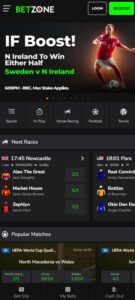 BetZone sister sites mobile