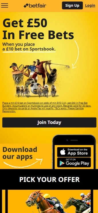 Betfair Mobile
