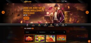Casino Intense sister sites homepage