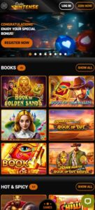 Casino Intense sister sites mobile