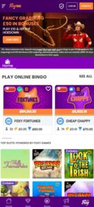 Foxy Games sister sites mobile