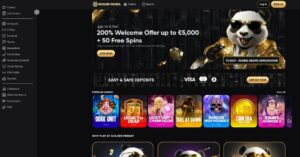Golden Panda sister sites homepage