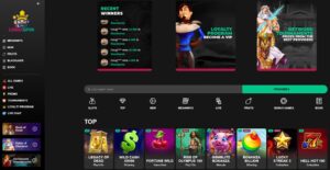 Lord Spin sister sites homepage