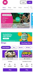 Mecca Bingo sister sites mobile