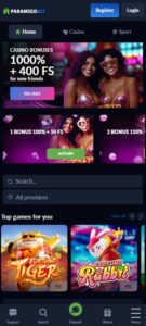 Paramigobet sister sites mobile