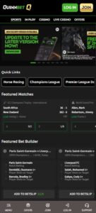 Quinnbet sister sites mobile