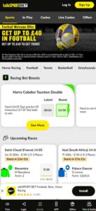 TalkSPORT Bet sister sites mobile