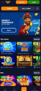 Bass Win sister sites mobile