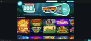 Buzz Casino sister sites homepage